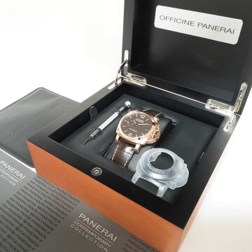 【オーバーホール・新品仕上げ済み】PANERAIパネライルミノールマリーナ19503デイズオートマチックPAM00393【中古】メンズ腕時計