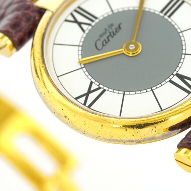 Cartier Must Vendome (VLC) Vermeil [Used] Ladies watch