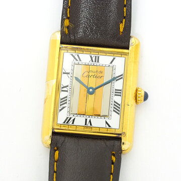 Cartierカルティエマストタンクヴェルメイユ【中古】レディース腕時計