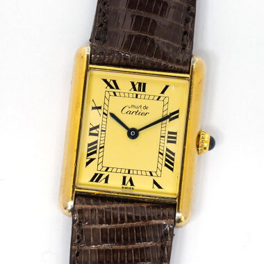 Cartierカルティエマストタンクヴェルメイユ【中古】レディース腕時計
