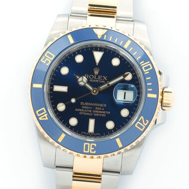 【新品仕上げ済み】ROLEXロレックスサブマリーナ116613LB【中古】メンズ腕時計