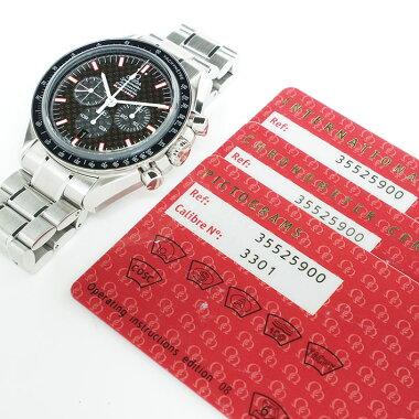 オメガスピードマスターレーシングクロノメーターミハエルシューマッハRef.355259メンズOMEGASpeedmasterRACINGCHRONOMETEＲMICHAELSCHUMACHER【中古】【腕時計】