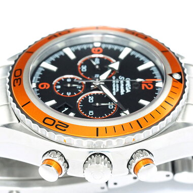 オメガシーマスタープラネットオーシャン600クロノメーターコーアクシャルRef.221850メンズOMEGASeamasterPLANETOCEAN600CHRONOMETERCO-AXIAL【中古】【腕時計】