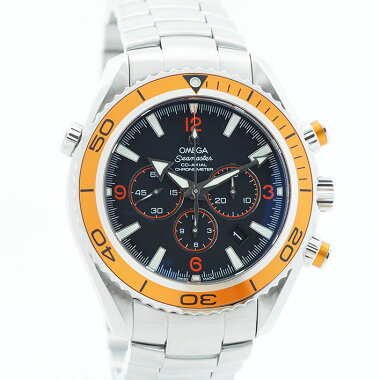 オメガシーマスタープラネットオーシャン600クロノメーターコーアクシャルRef.221850メンズOMEGASeamasterPLANETOCEAN600CHRONOMETERCO-AXIAL【中古】【腕時計】
