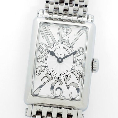 フランクミュラーロングアイランドRef.902QZRELIEFACレディースFRANCKMULLERLONGISLAND【中古】【腕時計】