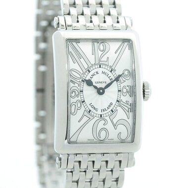 フランクミュラーロングアイランドRef.902QZRELIEFACレディースFRANCKMULLERLONGISLAND【中古】【腕時計】