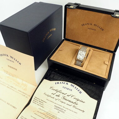 フランクミュラーロングアイランドRef.902QZRELIEFACレディースFRANCKMULLERLONGISLAND【中古】【腕時計】