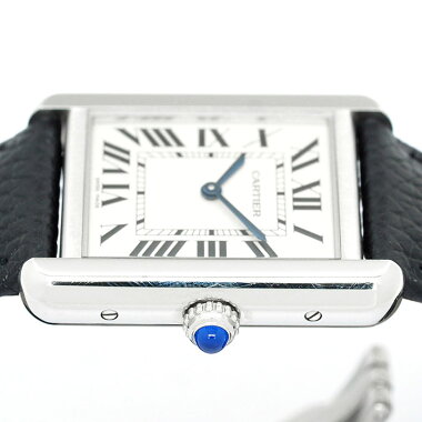 [New old goods] Cartier tank solo SMRef. CRWSTA 0030 Mens CartierTANKSOLOSM [pre-owned] [Watch]