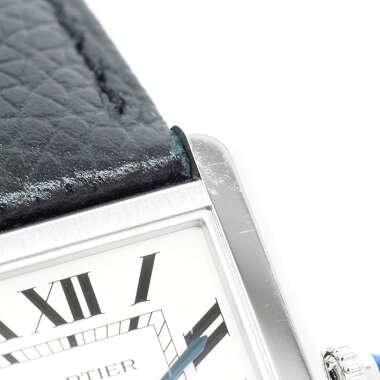 [New old goods] Cartier tank solo SMRef. CRWSTA 0030 Mens CartierTANKSOLOSM [pre-owned] [Watch]