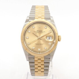 【返品OK】【中古】【未研磨品】 ロレックス デイトジャスト 36 Ref. 126233G メンズ ROLEX DATEJUST 36