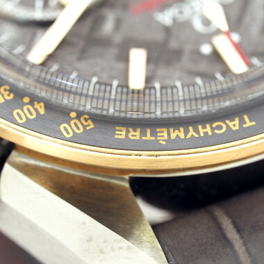 【未研磨品】オメガスピードマスターグレーサイドオブザムーンメテオライトRef.31163445199001メンズOMEGASpeedmasterGreySideoftheMoonMETEORITE【中古】【腕時計】