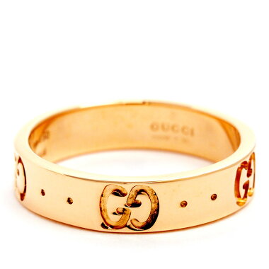 [New Finished] Gucci ICON Icon Ring 18 Gold Pink Gold No. 7 [Used] [Ring]