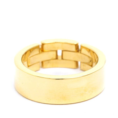 【中古】【新品仕上げ済み】カルティエパヴェダイヤモンドマイヨンパンテールリング18金イエローゴールド48【指輪】