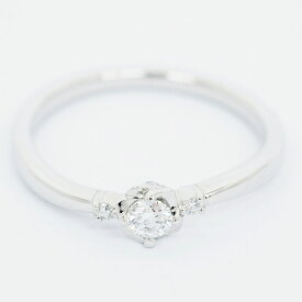 [Used] Yondosea Diamond Ring Platinum 950 No. 10 [Ring] [GOODA]