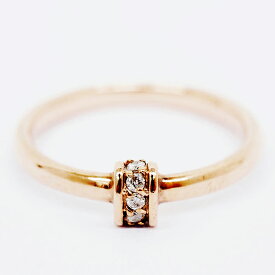 [Used] Agat 5P Meredia Design Ring 10K Pink Gold No. 7 [Ring] [GOODA]