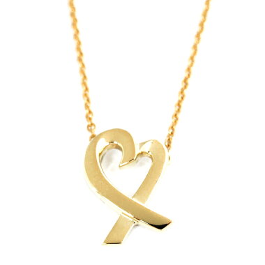 [Used] [New Finished] Tiffany Paloma Picasso Loving Heart 18K Yellow Gold [Pendant]