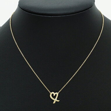 [Used] [New Finished] Tiffany Paloma Picasso Loving Heart 18K Yellow Gold [Pendant]
