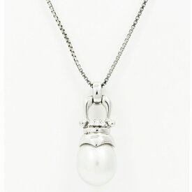 【中古】タサキ 1P 本真珠 メレダイヤ プラチナ850/18金ホワイトゴールド【ペンダント】【GOODA掲載】 敬老の日