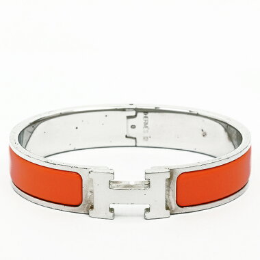 [New stock] [Used] Hermes Click H Orange [Bracelet]