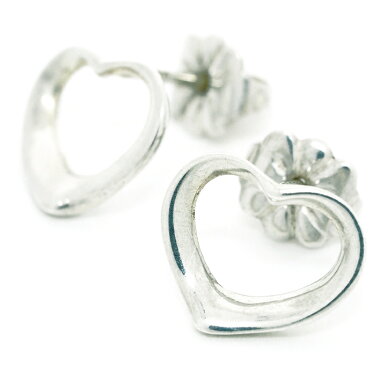 【GOODA掲載】【新入荷商品】【中古】ティファニーエルサ・ペレッティオープンハートミニスタッドシルバー【ピアス】