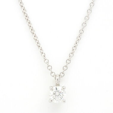 [New Finished] Tiffany Solitaire Diamond Platinum 950 [Pendant]