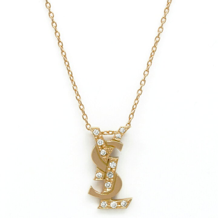 楽天市場】【返品OK】 イヴ サンローラン ペンダント ネックレス YSL  