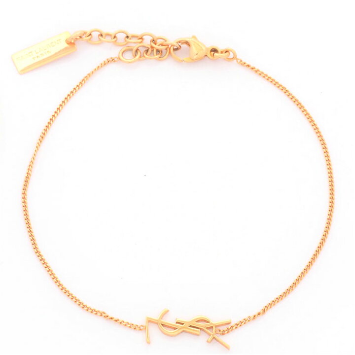 楽天市場】【返品OK】【美品】イヴ サンローラン YSL ロゴ チェーン  