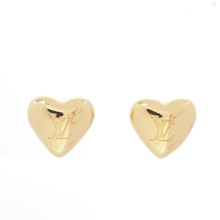 楽天市場】【返品OK】【美品】ルイヴィトン ピアス・LV ハート  