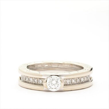 [Baru Selesai] BVLGARI Bvlgari B.ZERO1 Jadilah Zero One Diamond Engagement Ring No. 10 750 / K18WG / Diamond [Used] Ring Gift Present