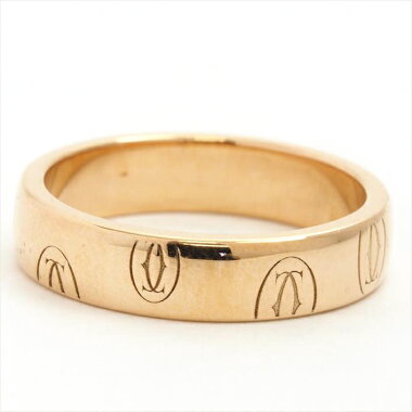 【新品仕上げ済み】CartierカルティエロゴリングB40511007号750/K18PG【中古】ギフトプレゼント