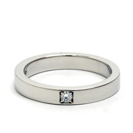 [Pre-owned] Bulgari Marie Me 1P Diamond Ring Platinum 950 No. 8 [Ring] Gift Present [GOODA] [New Finished]