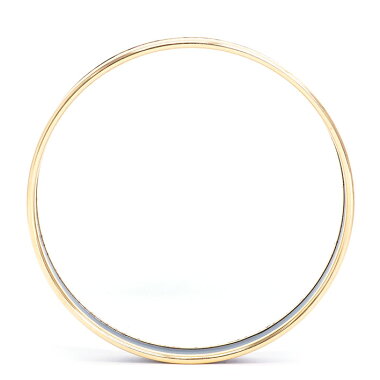 Hermes Emmaille Bangle Bracelet Black x Gold Color [Used] [Bangle]