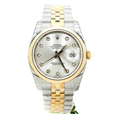 【中古】【新古品】ロレックスデイトジャストRef.116233GメンズROLEXDATEJUST【腕時計】