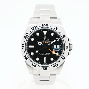 【中古】【未研磨品】ロレックスエクスプローラーIIRef.216570メンズROLEXEXPLORERII【腕時計】