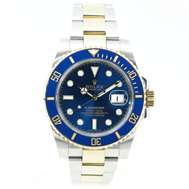 【中古】【未研磨品】ロレックスサブマリーナRef.116613LBメンズROLEXSUBMARINER【腕時計】