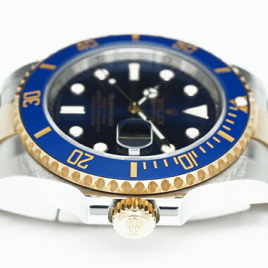 【中古】【未研磨品】ロレックスサブマリーナRef.116613LBメンズROLEXSUBMARINER【腕時計】
