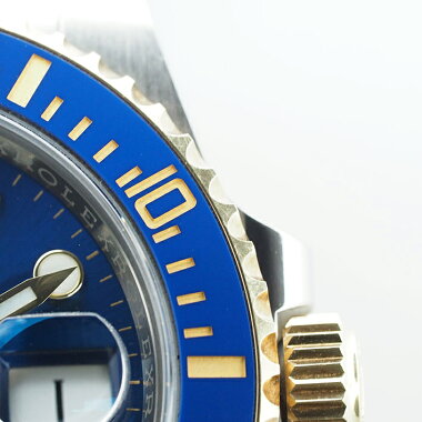 【中古】【未研磨品】ロレックスサブマリーナRef.116613LBメンズROLEXSUBMARINER【腕時計】