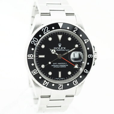 【中古】ロレックスGMTマスターIIRef.16710LNメンズROLEXGMT-MASTERII【腕時計】