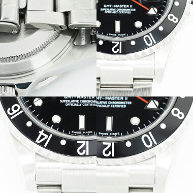 【中古】ロレックスGMTマスターIIRef.16710LNメンズROLEXGMT-MASTERII【腕時計】