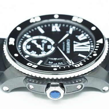 [New Arrival] [Used] Cartier Calibur de Cartier Carbon Diver Ref.WSCA0006 Men CartierCalibredeCartierCarbonDiver [Watch]