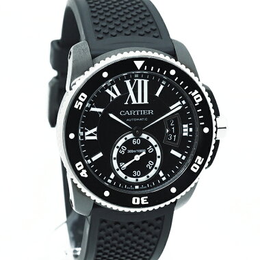 [New Arrival] [Used] Cartier Calibur de Cartier Carbon Diver Ref.WSCA0006 Men CartierCalibredeCartierCarbonDiver [Watch]