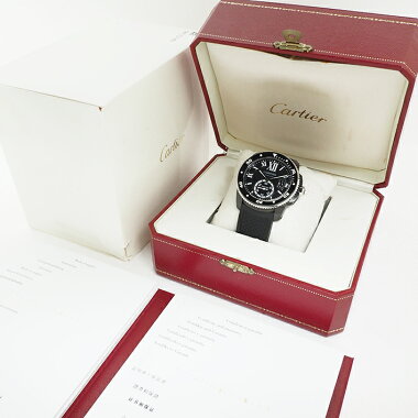 [New Arrival] [Used] Cartier Calibur de Cartier Carbon Diver Ref.WSCA0006 Men CartierCalibredeCartierCarbonDiver [Watch]