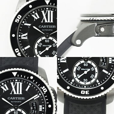 [New Arrival] [Used] Cartier Calibur de Cartier Carbon Diver Ref.WSCA0006 Men CartierCalibredeCartierCarbonDiver [Watch]