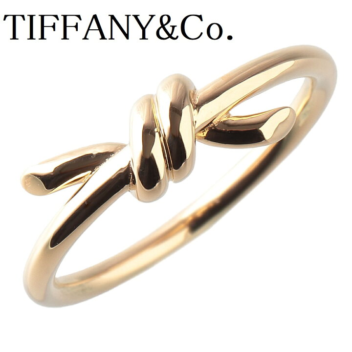 楽天市場】ティファニー ノットリング 現行モデル 約12.5号 AU750YG  