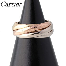 カルティエ トリニティ リング 5連 #54 750 スリーカラー 新品仕上げ済 Cartier【中古】16686