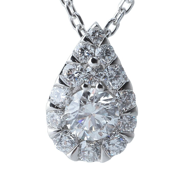 ヴァンドームアオヤマダイヤモンドガーランドネックレス0.218ct 【公式 