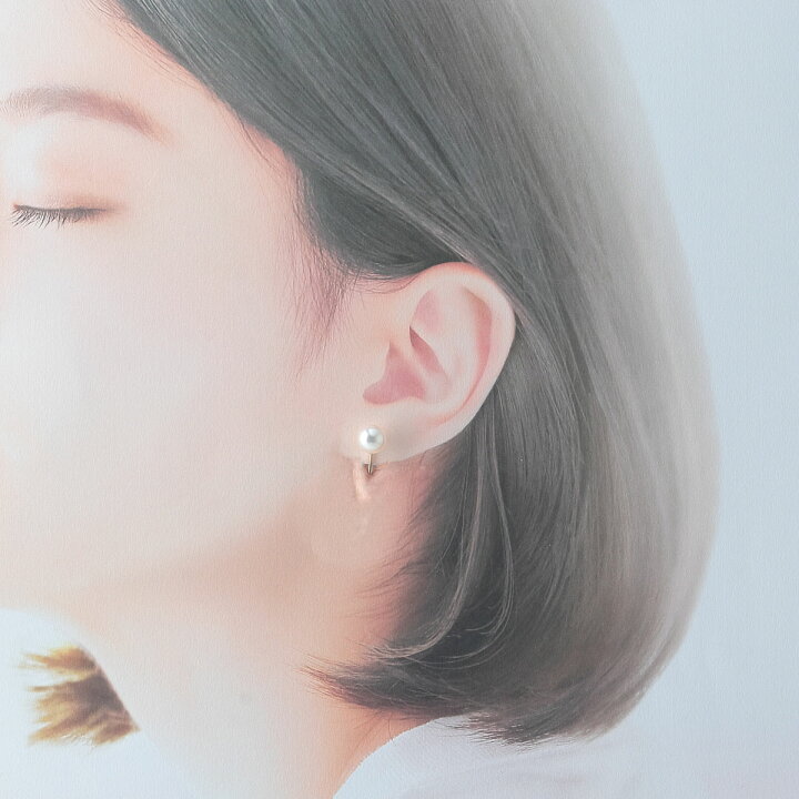 楽天市場】ミキモト パール イヤリング アコヤパール7.7mm K18YG 新品  