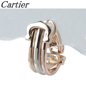 カルティエ 2C ピアス 片方のみ 750PG/WG/YG 新品仕上げ済 Cartier【中古】24032