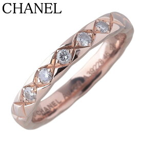シャネル ココクラッシュ ダイヤ リング ミニ #46 5PD 幅2.8mm Au750PG 新品仕上げ済 CHANEL【中古】26118
