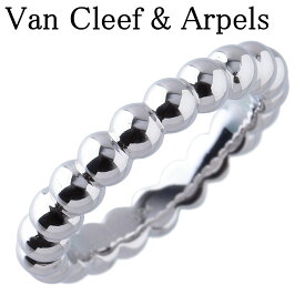 ヴァンクリーフ＆アーペル ペルレ リング ラージ #51 750WG 保証書(2011年) 箱 新品仕上げ済 VanCleef＆Arpels VCA【中古】26331
